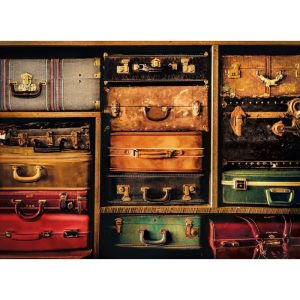 Puzzle Clementoni Maletas de Viaje de 1000 Piezas