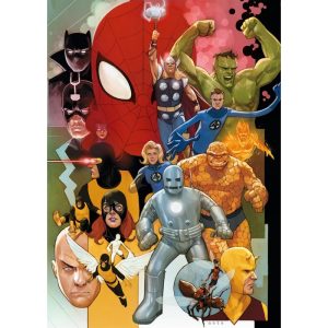 Puzzle Clementoni Marvel Años 80 de 1000 Piezas