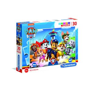 PUZZLE CLEMENTONI SUPERCOLOR PAW PATROL 30 PIEZAS