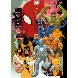 Puzzle Clementoni Universo Marvel Años 80 de 1000 Piezas