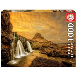 Puzzle Educa Cascada en Islandia de 1000 piezas