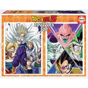 Puzzle Educa Dragon Ball de 2 X 500 Piezas