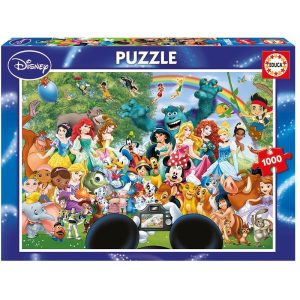 Puzzle Educa El maravilloso mundo de Mickey II de 1000 piezas