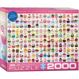 Puzzle Eurographics Cupcakes de 2000 Piezas