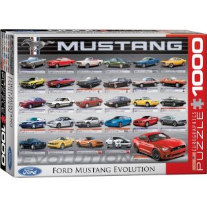 Puzzle Eurographics Ford Mustang Evolución de 1000 Piezas