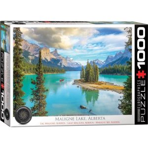 Puzzle Eurographics Lago Maligne Alberta de 1000 Piezas