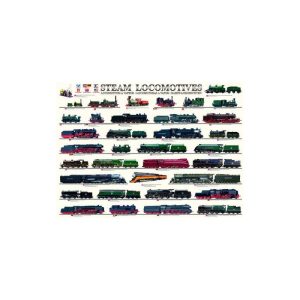 Puzzle Eurographics Las locomotoras de vapor de 1000 Piezas