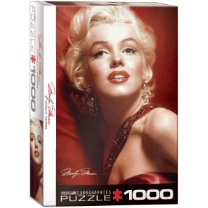 Puzzle Eurographics Marilyn Monroe Retrato Rojo de 1000 Piezas