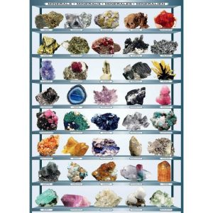 Puzzle Eurographics minerales de 1000 Piezas
