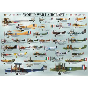 Puzzle Eurographics Primera Guerra Mundial Aviones de 1000 Piezas