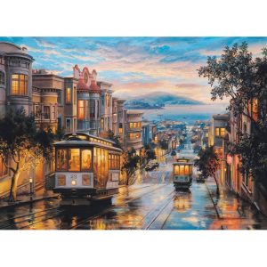 Puzzle Eurographics San Francisco Paraíso de Tranvías de 1000 Piezas