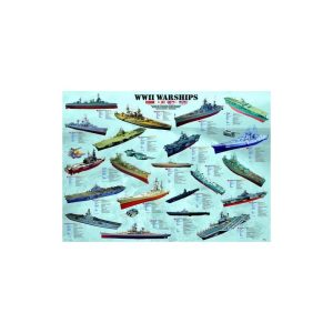Puzzle Eurographics WW II Los buques de guerra de 1000 Piezas