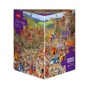 Puzzle Heye Batalla de Conejos de 1000 Piezas