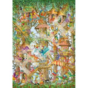 Puzzle Heye Cabañas en los árboles de 1000 Piezas