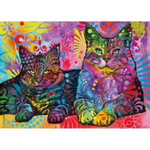 Puzzle Heye Dedicado 2 gatos de 1000 Piezas