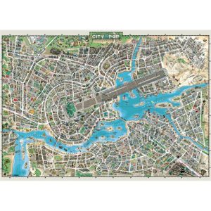 Puzzle Heye La ciudad de Pop de 2000 Piezas