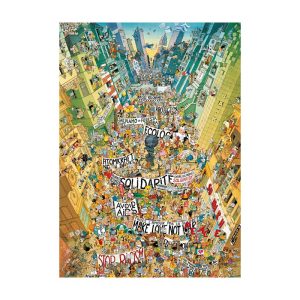 Puzzle Heye La Manifestación de 2000 Piezas