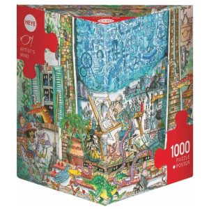 Puzzle Heye La Mente del Artista de 1000 Piezas
