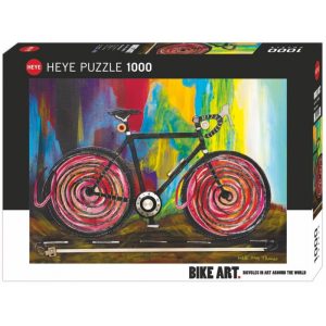 Puzzle Heye Momentum, Arte en Bicicleta de 1000 Piezas