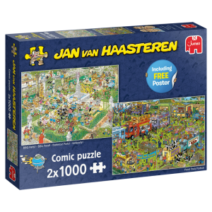 Puzzle Jumbo Festival de Comida de 2 x 1000 Piezas