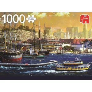 Puzzle Jumbo La Bahía del Puerto de San Francisco de 1000 Piezas
