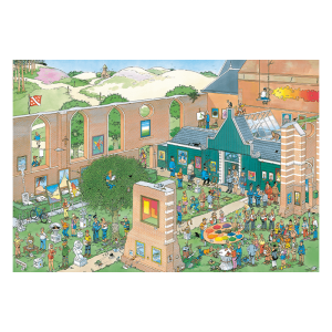 Puzzle Jumbo Mercado del Arte de 2000 Piezas