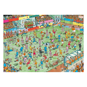 Puzzle Jumbo Partido de Fútbol Femenino de 1000 Piezas