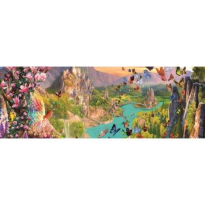 Puzzle Jumbo Tierra de Hadas de 1000 Piezas Panorámico
