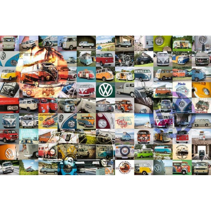 Puzzle Ravensburger 99 Momentos VW de 3000 Piezas