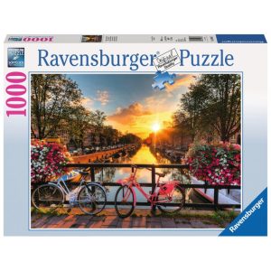 Puzzle Ravensburger Bicicletas en Amsterdam 1DE de 1000 Piezas