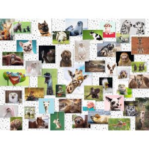 Puzzle Ravensburger Collage de Animales Divertidos de 1500 Piezas