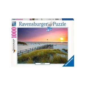PUZZLE RAVENSBURGER EL ATARDECER SOBRE AMRUM 1000 PIEZAS