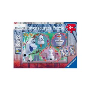 PUZZLE RAVENSBURGER FROZEN OLAF DE 2X12 PIEZAS