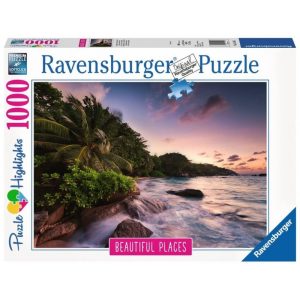 Puzzle Ravensburger Isla de Praslin en Seychelles de 1000 Piezas