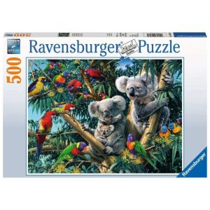 Puzzle Ravensburger Koalas en el árbol 500 Piezas