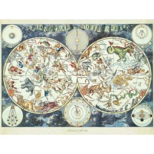 Puzzle Ravensburger Mapa mundi de Bestias de 1500 Piezas