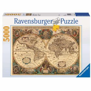 PUZZLE RAVENSBURGER MAPAMUNDO HISTÓRICO 5000 PIEZAS