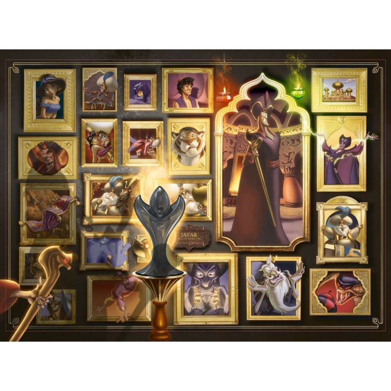 Puzzle Ravensburger Villanos Disney: Jafar de 1000 Piezas