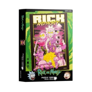 Puzzle Sdgames Poster Retro Rick y Morty de 1000 Piezas