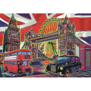 Puzzle Trefl Colores de Londres de 1000 Piezas