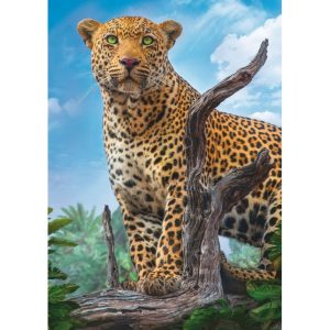 Puzzle Trefl Leopardo Salvaje de 500 Piezas