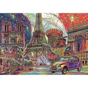 Puzzle Trefl Los colores de París de 1000 Piezas