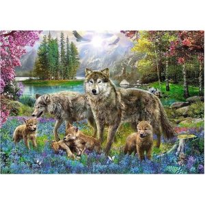 Puzzle Trefl Lupin familia de 1000 Piezas