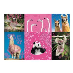 Puzzle Trefl Mascotas Locas, Neón de 1000 Piezas