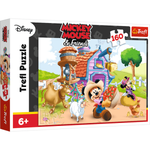 Puzzle Trefl Mickey Mouse el Granjero de 160 Piezas