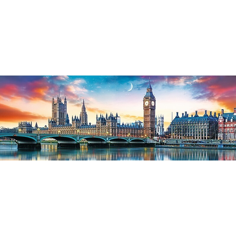 Puzzle Trefl Panorama Big Ben y Palacio de Westminster de 500 Piezas