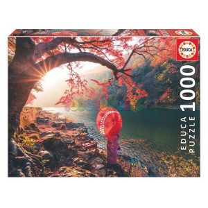 Puzzle 1000 Amanecer en el Río Katsura, Japón