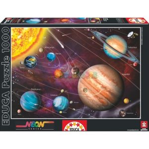 Puzzle 1000 Neon Sistema Solar