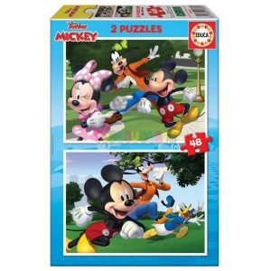 Puzzle 2×48 Mickey & Friends