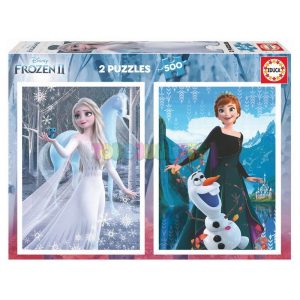 Puzzle 2×500 Frozen 2